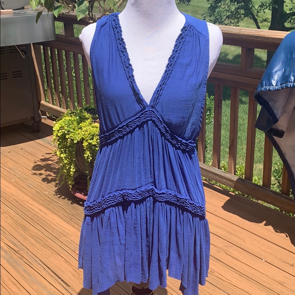 free people cobalt tunic